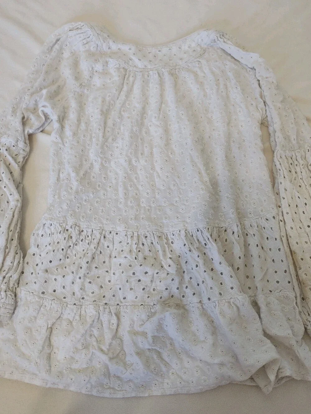 Anthropology Eyelet Blouse